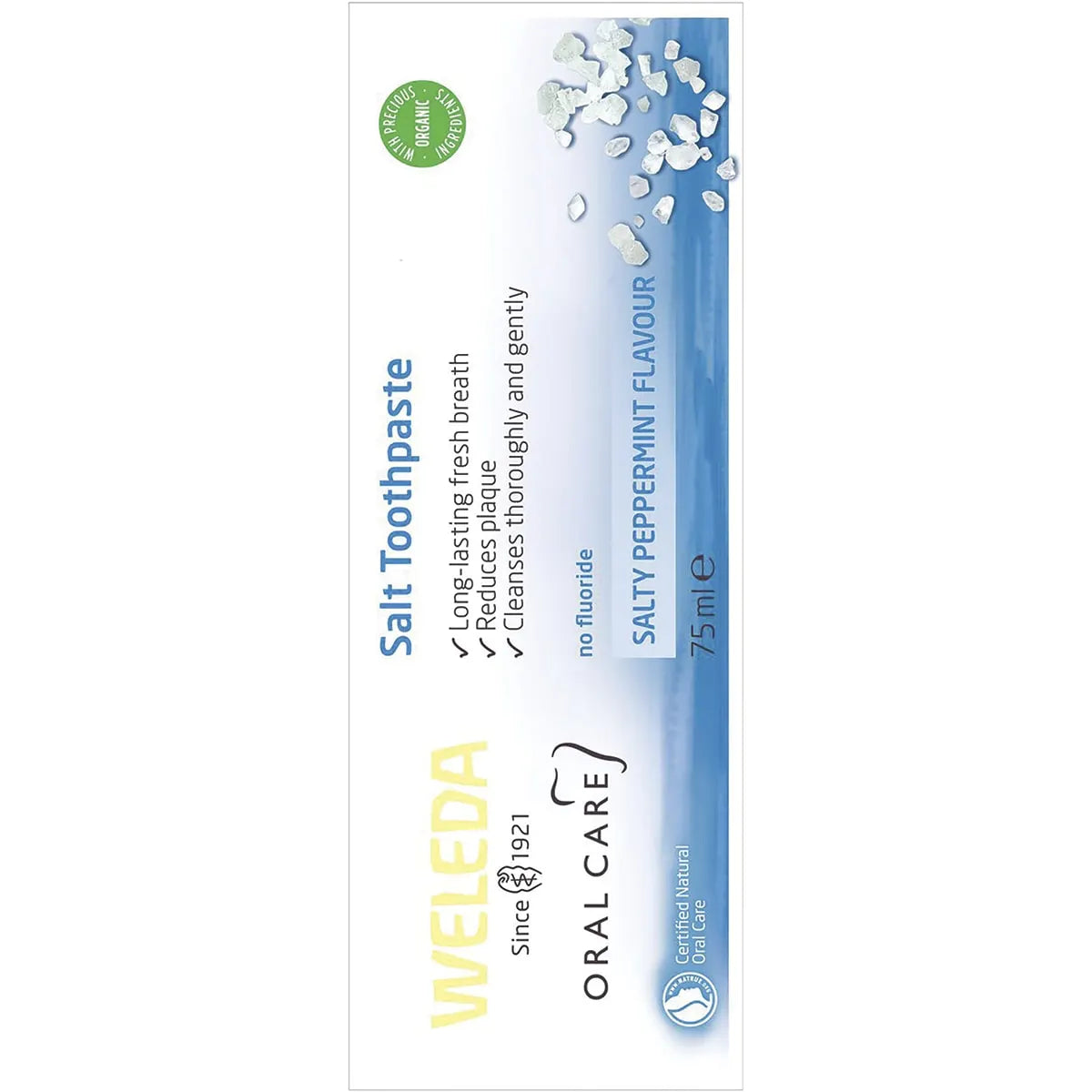 Weleda Salt Toothpaste Salty Peppermint Flavour 75ml