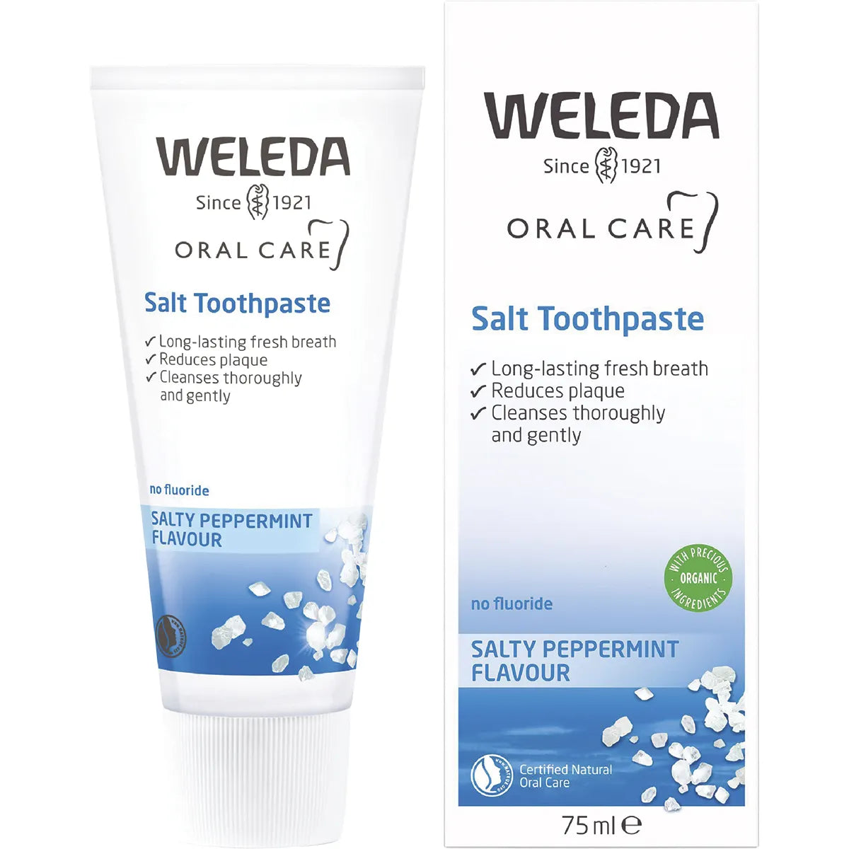 Weleda Salt Toothpaste Salty Peppermint Flavour 75ml