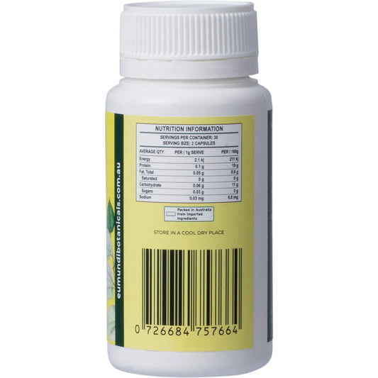 Eumundi Botanicals Nattokinase Natural Soy Enzyme 60 Caps