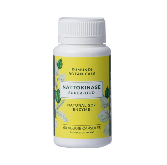 Eumundi Botanicals Nattokinase Natural Soy Enzyme 60 Caps
