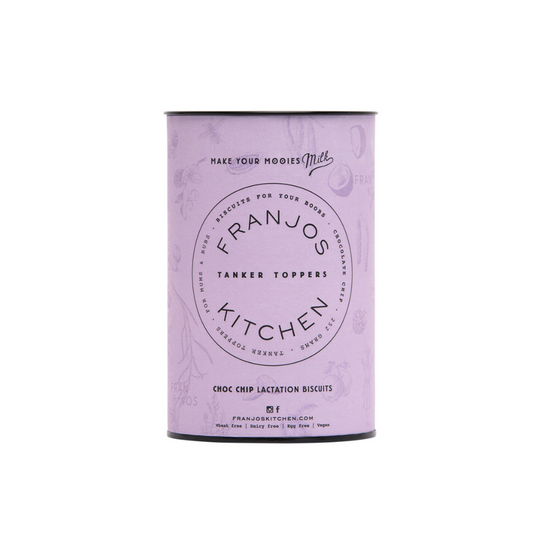 Franjos Kitchen Lactation Biscuits Choc Chip Tanker Topper 250g