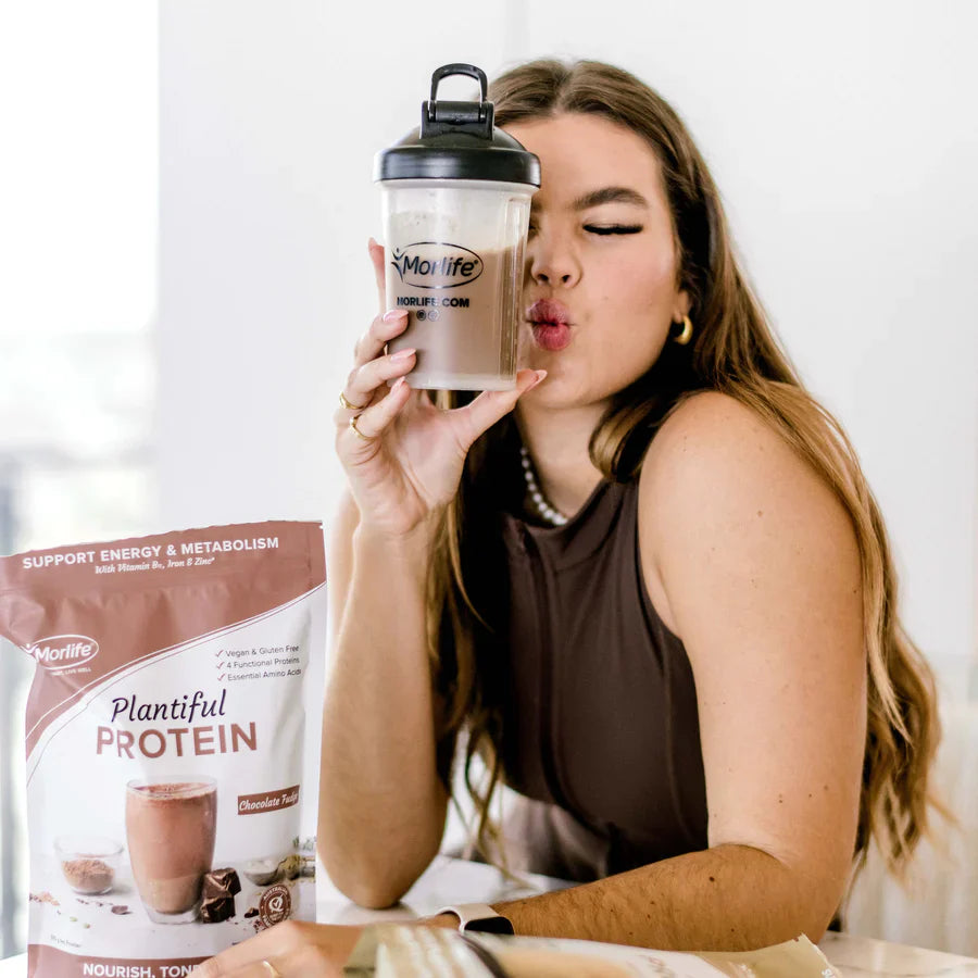 Morlife Plantiful Protein Chocolate Fudge 510g