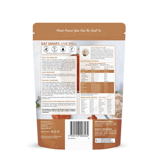 Morlife Plantiful Protein Choc Caramel Swirl 510g