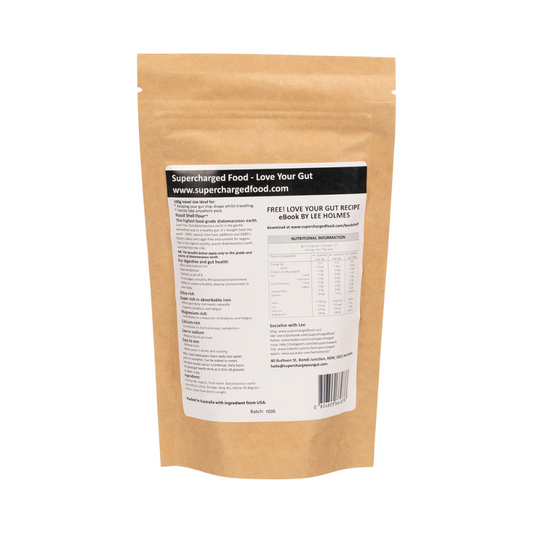 Supercharged Food Love Your Gut Powder Diatomaceous Earth 100g