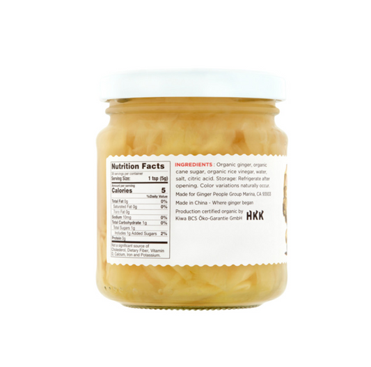The Ginger People Organic Sushi Ginger 190g