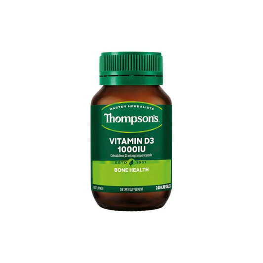 Thompsons Vitamin D3 1000IU 240 Capsules