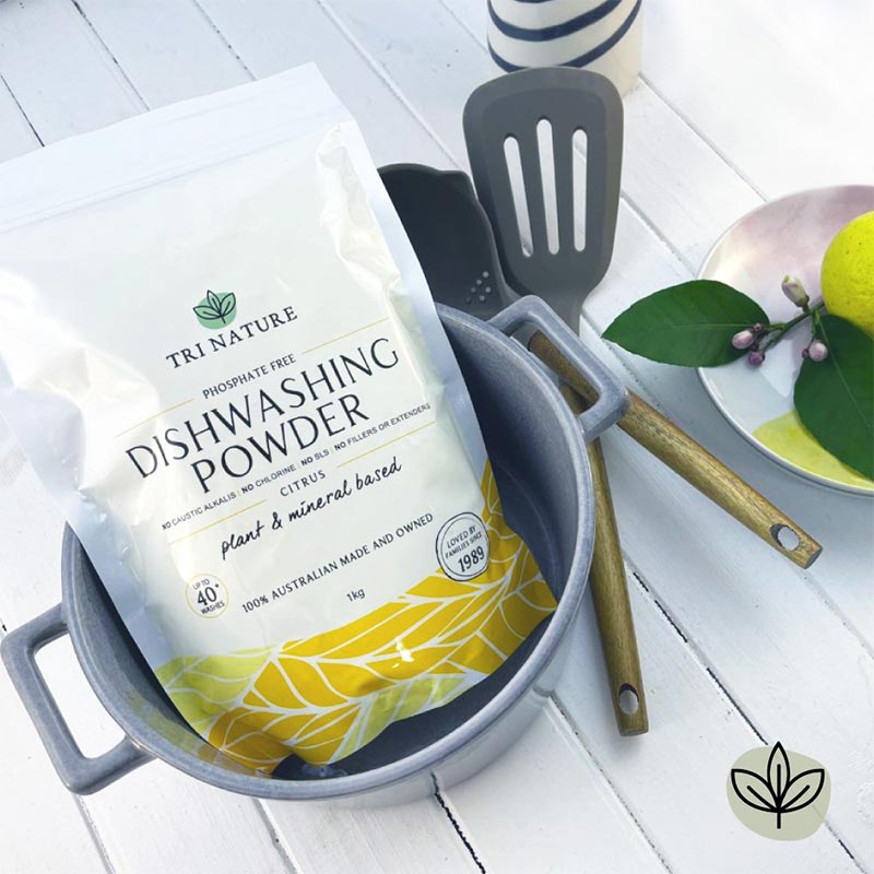 Tri Nature Citrus Dishwashing Powder Soft Pack 2kg