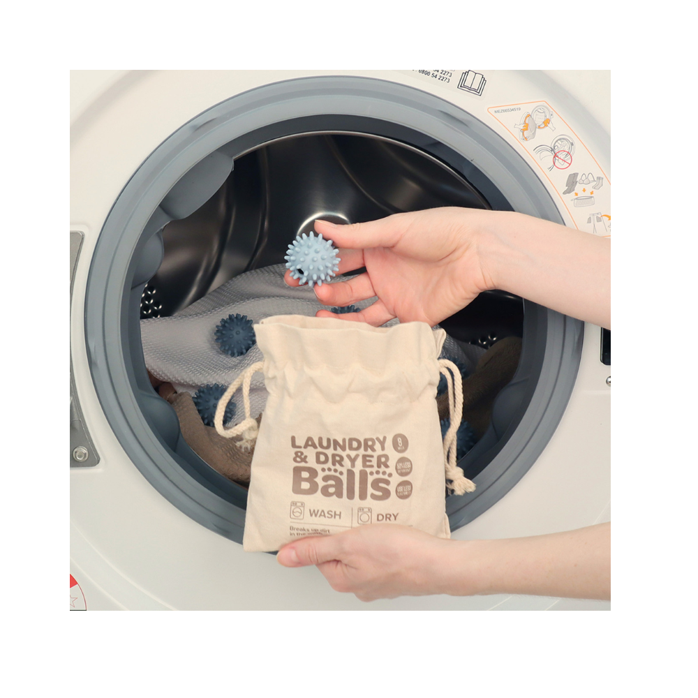 White Magic Eco Basics Laundry & Dryer Balls 8 Pack