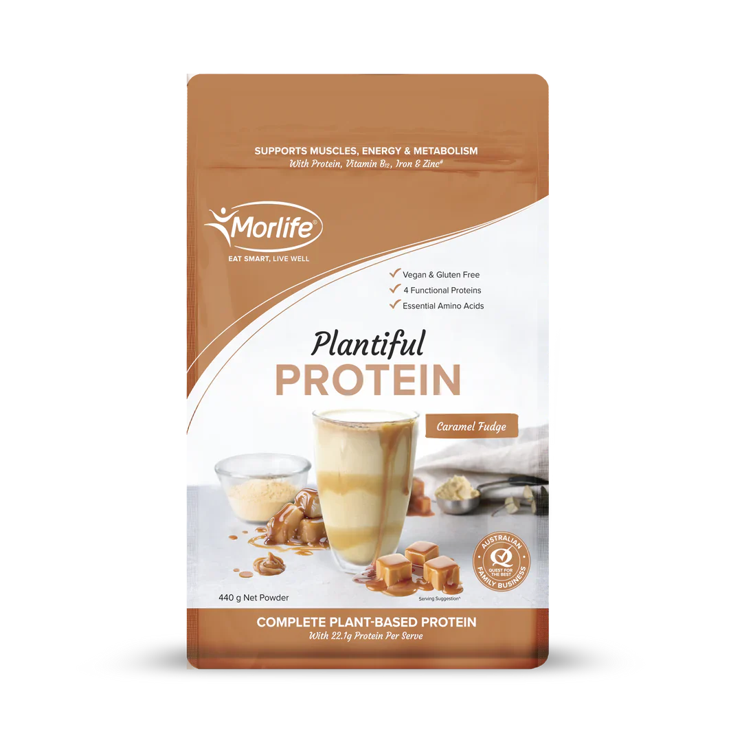 Morlife Plantiful Protein Caramel Fudge 440g
